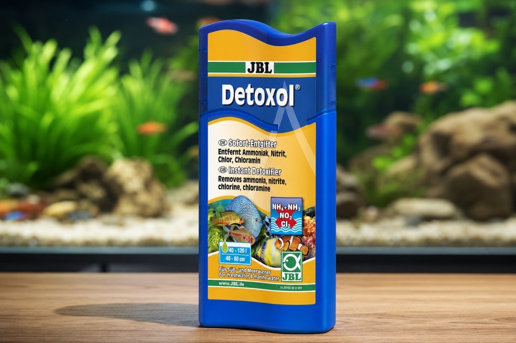 JBL Detoxol – intervenție rapidă împotriva amoniacului și a substanțelor toxice din acvariu