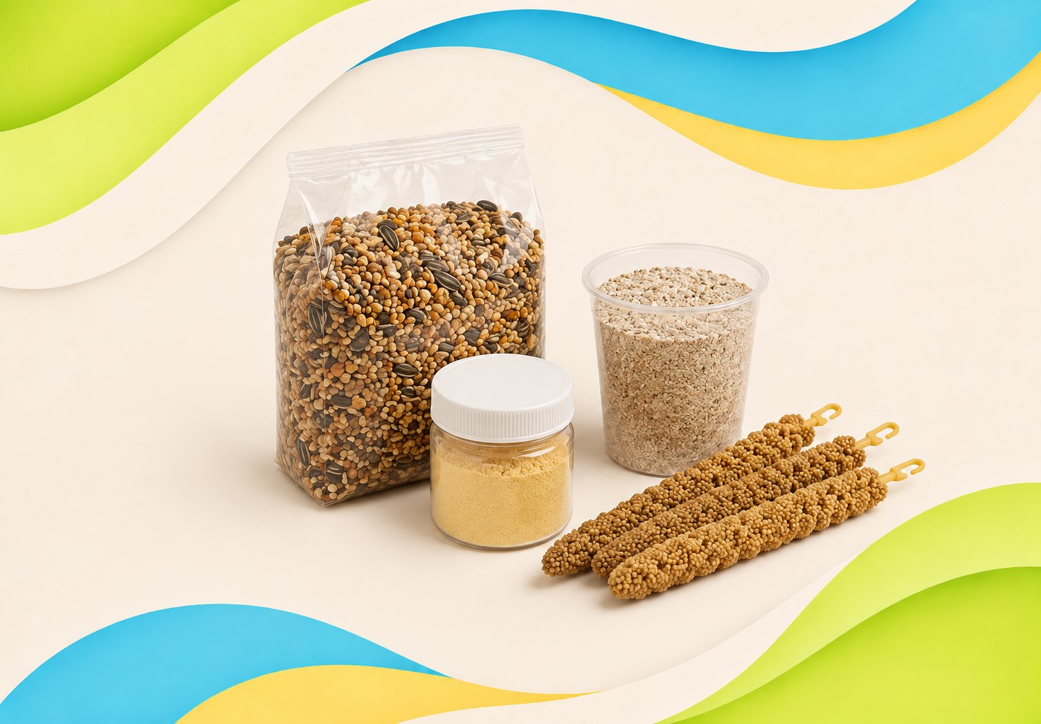Hrana/Vitamine/Recompense/Nisip