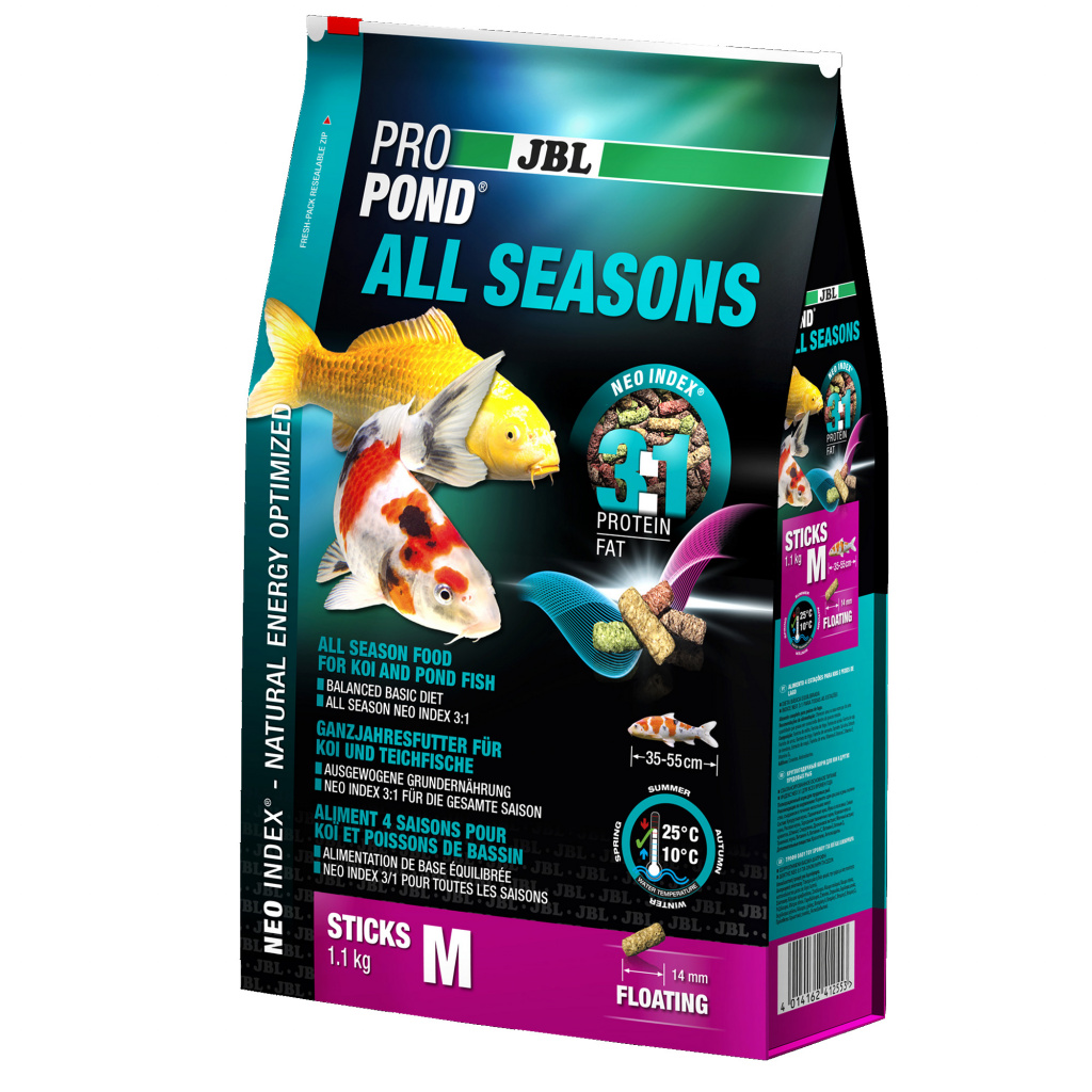 Hrana pesti iaz JBL ProPond All Seasons M 1,1 kg