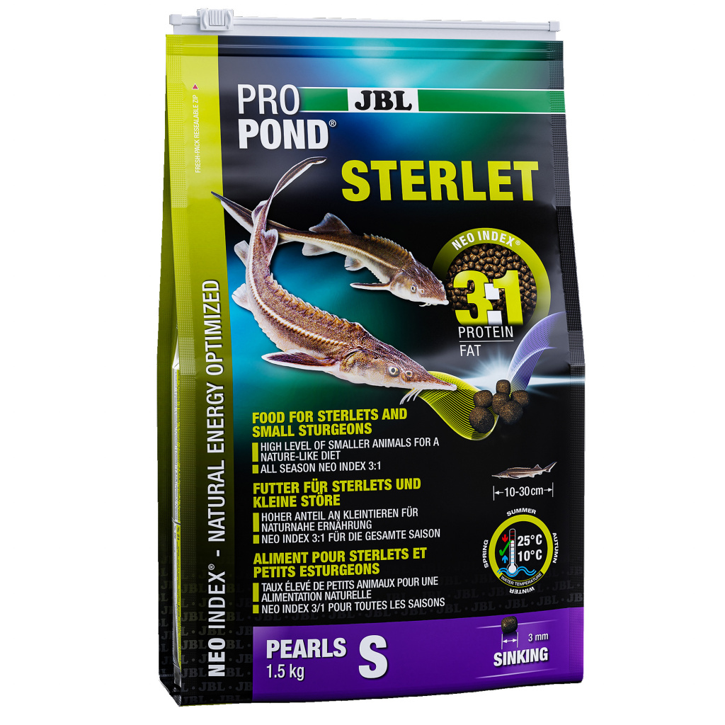 Hrana pesti iaz JBL ProPond Sterlet S 1,5 kg