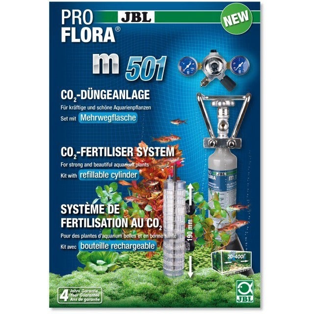 Set fertilizare CO2 acvariu JBL ProFlora set m501 