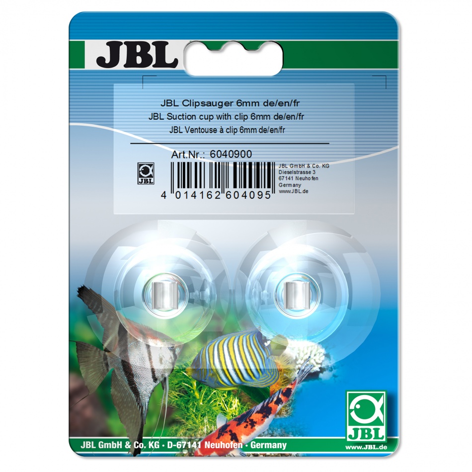 Ventuze acvariu JBL Suction cup with clip 6 mm x 2