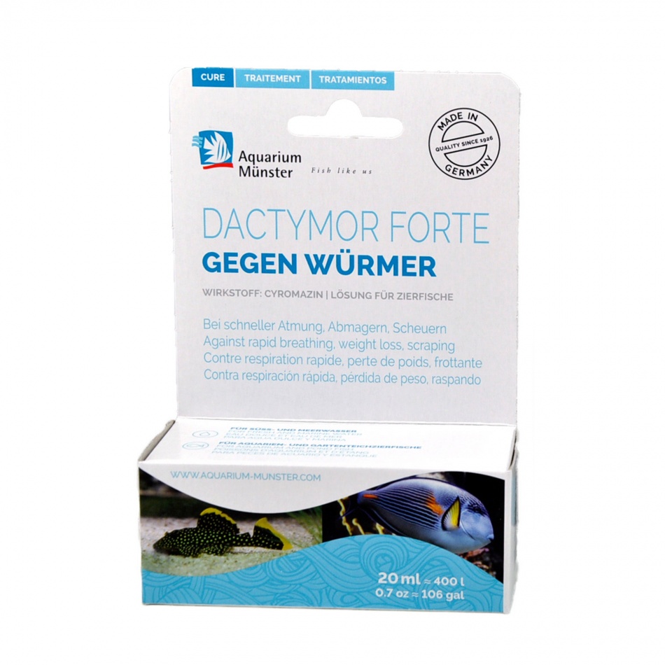 Medicament pesti acvariu Aquarium Munster DACTYMOR FORTE 20 ml Fresh/Marin
