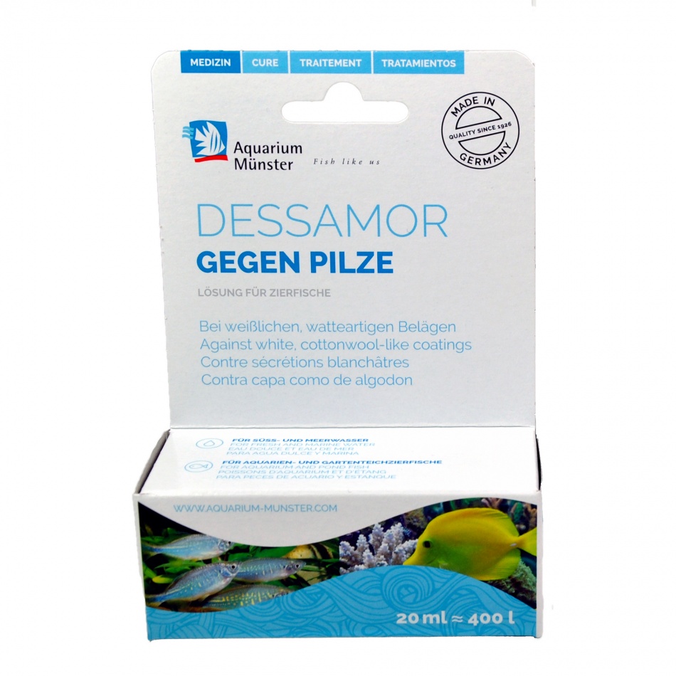 Medicament pesti acvariu Aquarium Munster DESSAMOR 20 ml Fresh/Marin