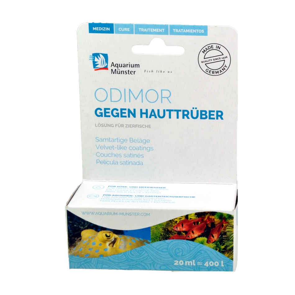 Medicament pesti acvariu Aquarium Munster ODIMOR 20 ml Fresh/Marin