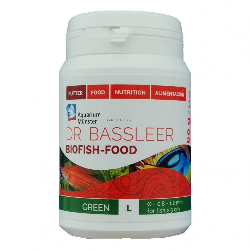 Aquarium Munster Biofish Food GREEN L 60 g