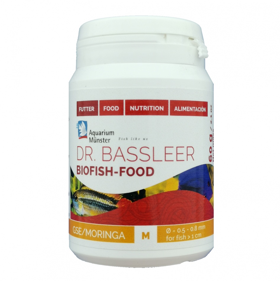 Aquarium Munster Biofish Food GSE/MORINGA M 60 g