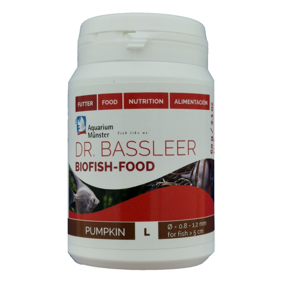Aquarium Munster Biofish Food PUMPKIN L 60 g