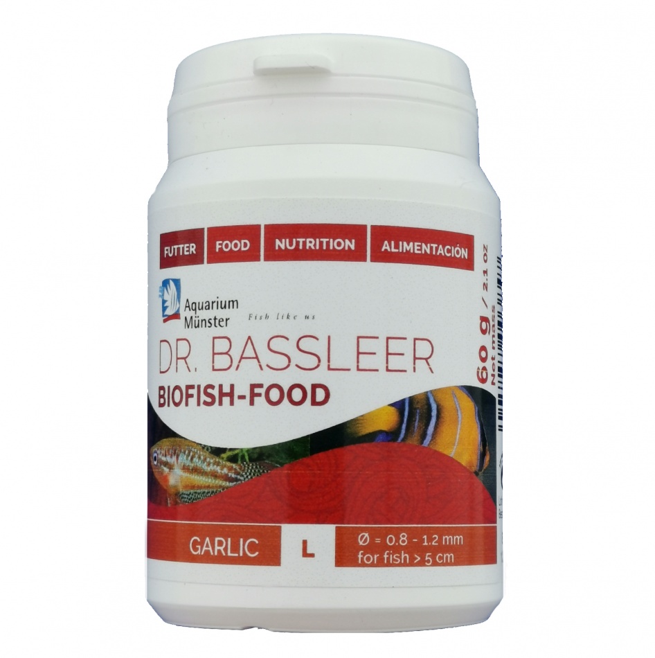 Aquarium Munster Biofish Food GARLIC L 60 g