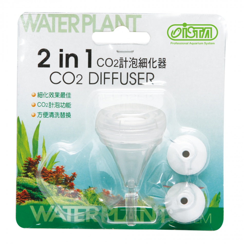 ISTA Difuzor CO2 + numarator bule 2in1 M