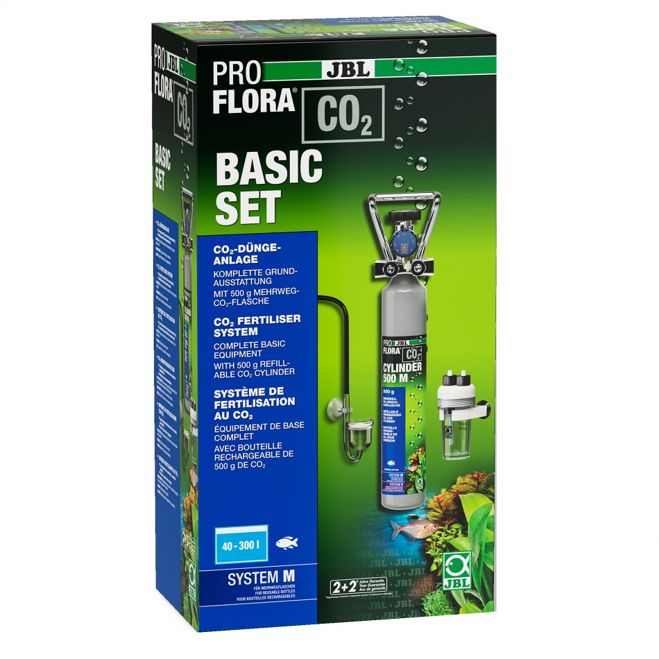 Set fertilizare CO2 acvariu JBL ProFlora CO2 BASIC SET M