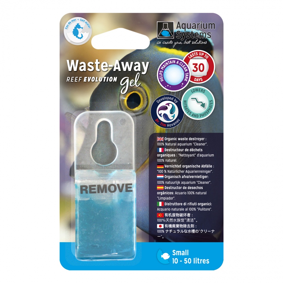 Bacterii acvariu gel Aquarium Systems WASTE AWAY MARINE GEL S 1X