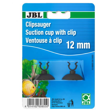 Ventuze acvariu JBL Clip suction pad with clip 12 mm x 2