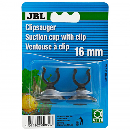  Ventuze acvariu JBL Clip suction pad with clip 16 mm x 2 