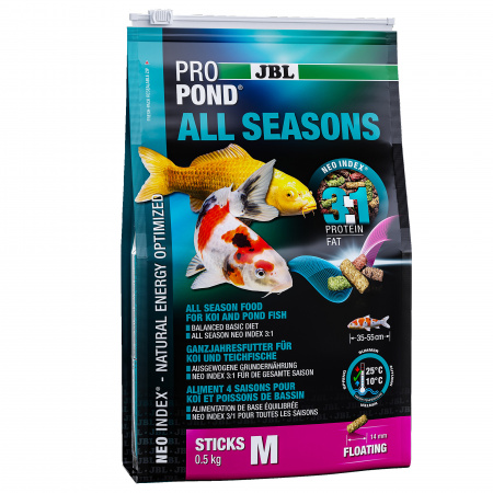 Hrana pesti iaz JBL ProPond All Seasons M 0,5 kg