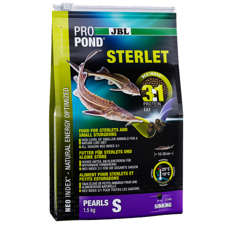 Hrana pesti iaz JBL ProPond Sterlet S 1,5 kg