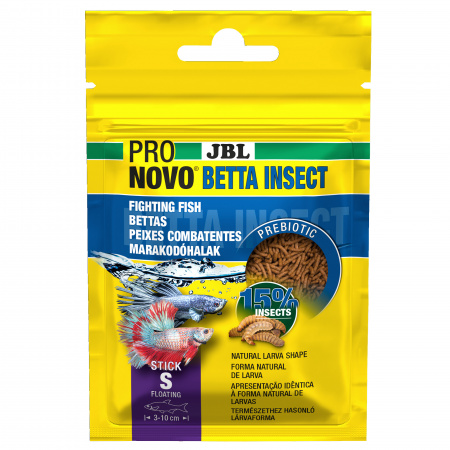 Hrana pesti acvariu JBL ProNovo BETTA INSECT STICK S 20 ml 