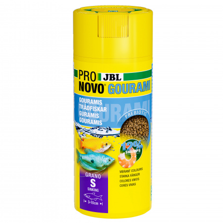 Hrana pesti acvariu JBL ProNovo GOURAMI GRANO S 250 ml CLICK