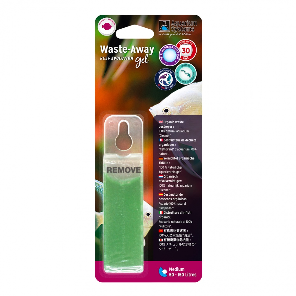 Bacterii acvariu gel Aquarium Systems WASTE AWAY FRESH GEL M 2X