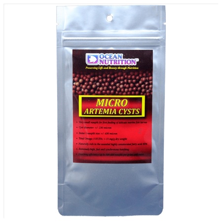 Oua artemia Ocean Nutrition Micro Artemia Cysts 430 µm > 300.000 NPG 500 g