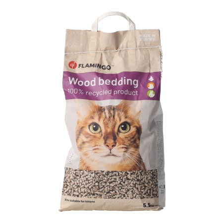 Asternut pisici Wood Bedding 5.5kg