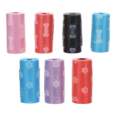 Pungi igienice BASIC Mix BONES-PAWS 100x15buc