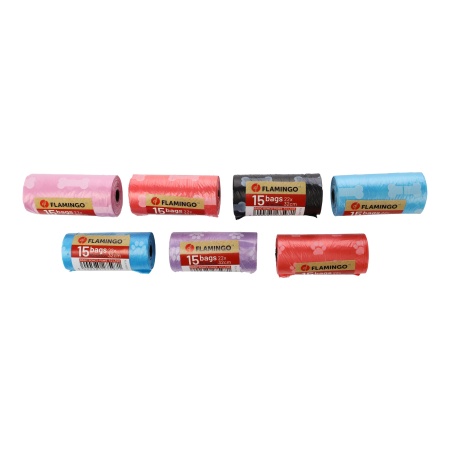 Pungi igienice BASIC Mix BONES-PAWS 100x15buc