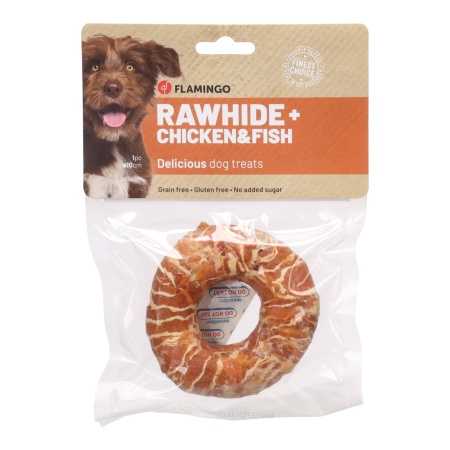 SNACK R'HIDE inel Pui/Cod 10cm/90g