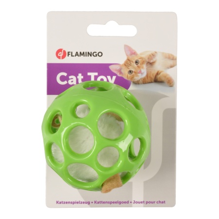 Jucarie pisica BALL HOLES+SQUEAKING