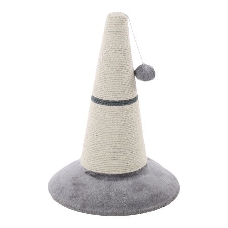Sisal SCRATCH CONE ELMO Alb/Gri
