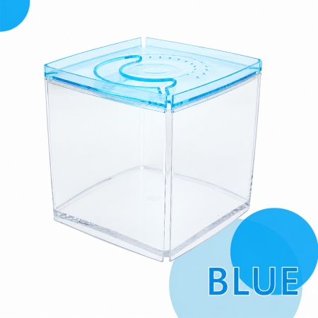 Acvariu ISTA Stylish Display Case Square Tank Albastru 2.3 l