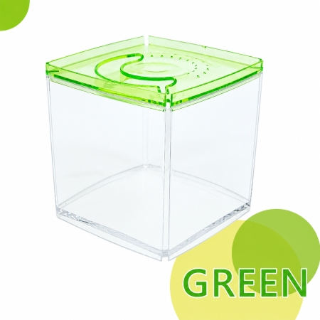 Acvariu ISTA Stylish Display Case Square Tank Verde 2.3 l