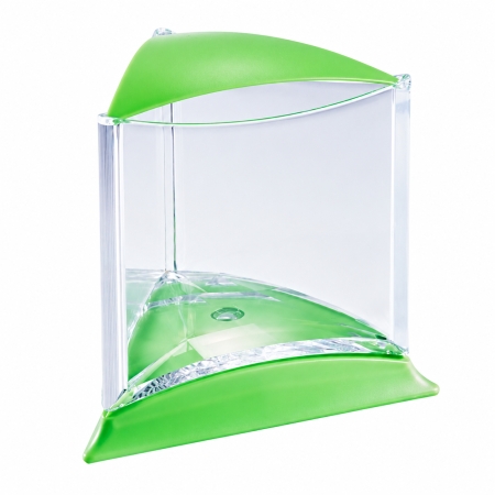 Acvariu ISTA Stylish Display Case Triangle Verde 1 l