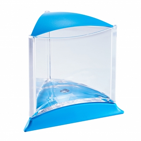 Acvariu ISTA Stylish Display Case Triangle Albastru 1 l
