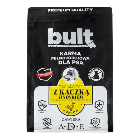BULT DOG Junior Rata/Curcan 12kg