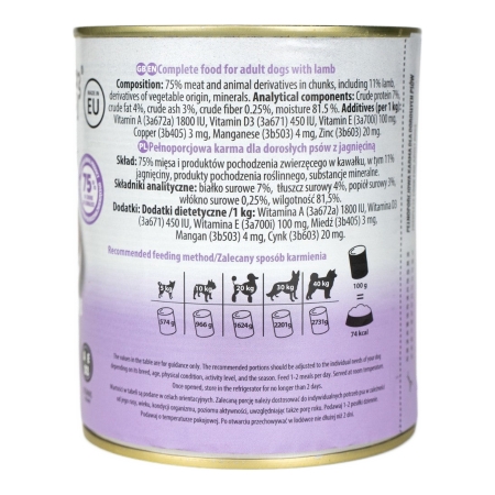 TUF TUF DOG Miel 400g