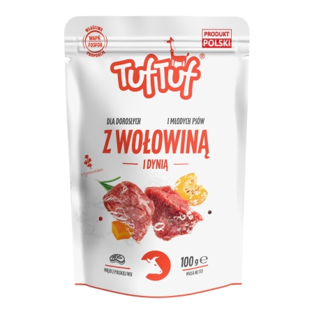 TUF TUF DOG plic Vita/Dovleac 100g