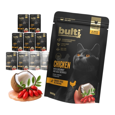 BULTI CAT plic Superfoods Pui/Goji 100g