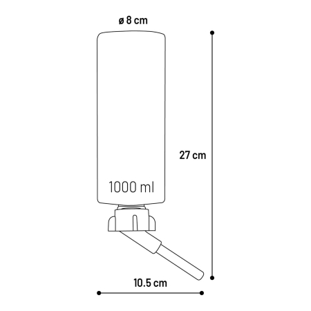 Adapator rozatoare cu bila SIPPY 1000ml