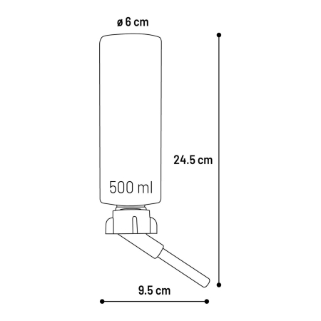 Adapator rozatoare cu bila SIPPY 500ml