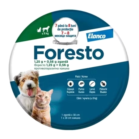 FORESTO zgarda pisica/caine mic