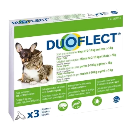 DUOFLECT caine 2-10kg/3pipete