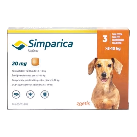 SIMPARICA 5-10kg/ 20mg