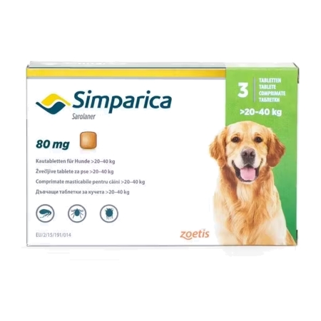 SIMPARICA 20-40kg/ 80mg