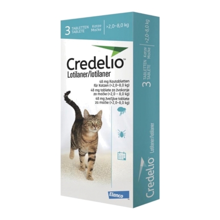 CREDELIO Pisica 2-8kg/48mg