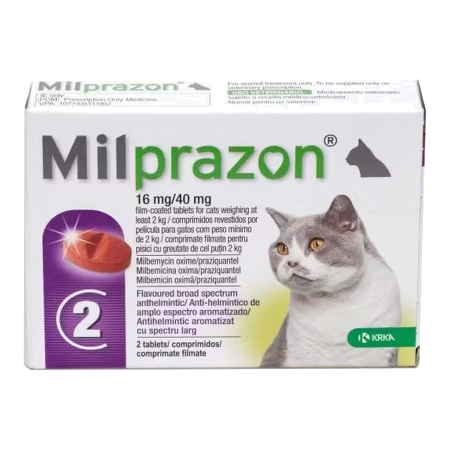 MILPRAZON Cat 16mg/40mg/2-8kg