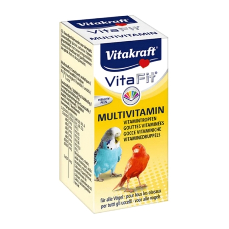 Picaturi multivitaminice pasari de colivie si pasari de curte Vitakraft VitaFit Multivitamin, 10 ml