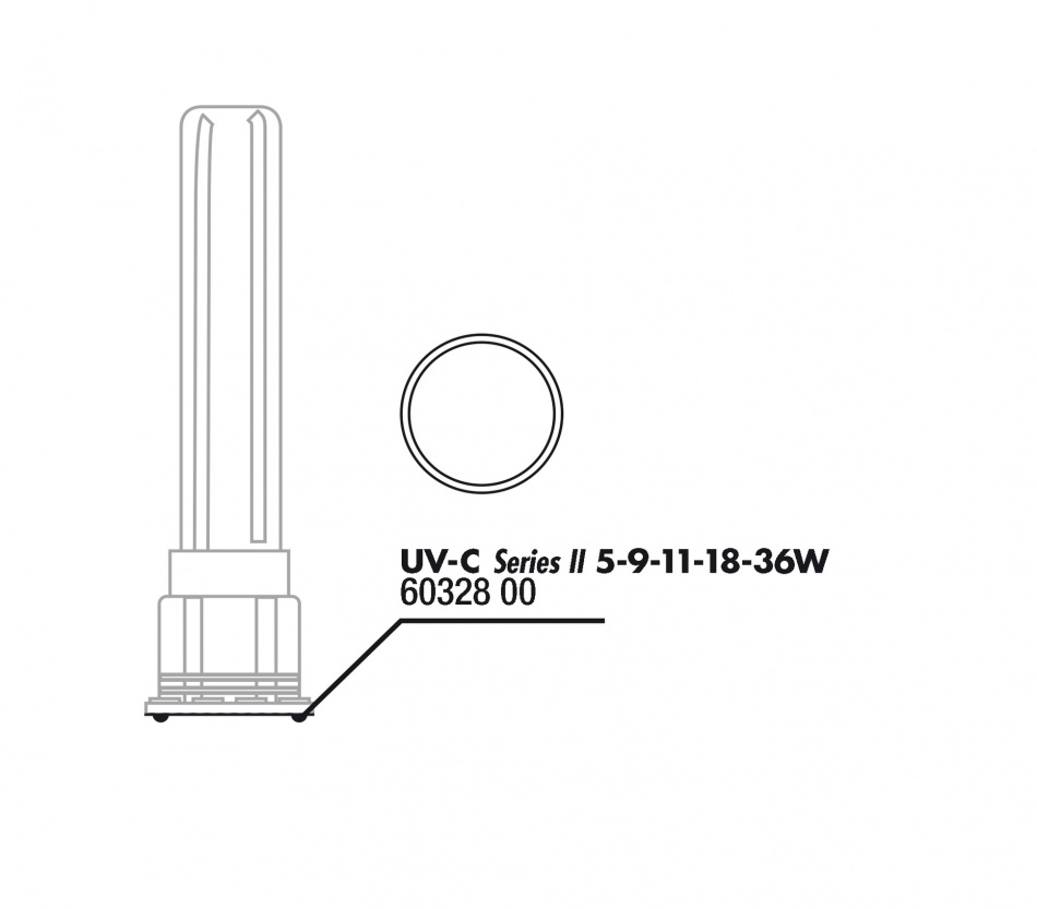 JBL O-ring Aqua Cristal  UV-C 5W