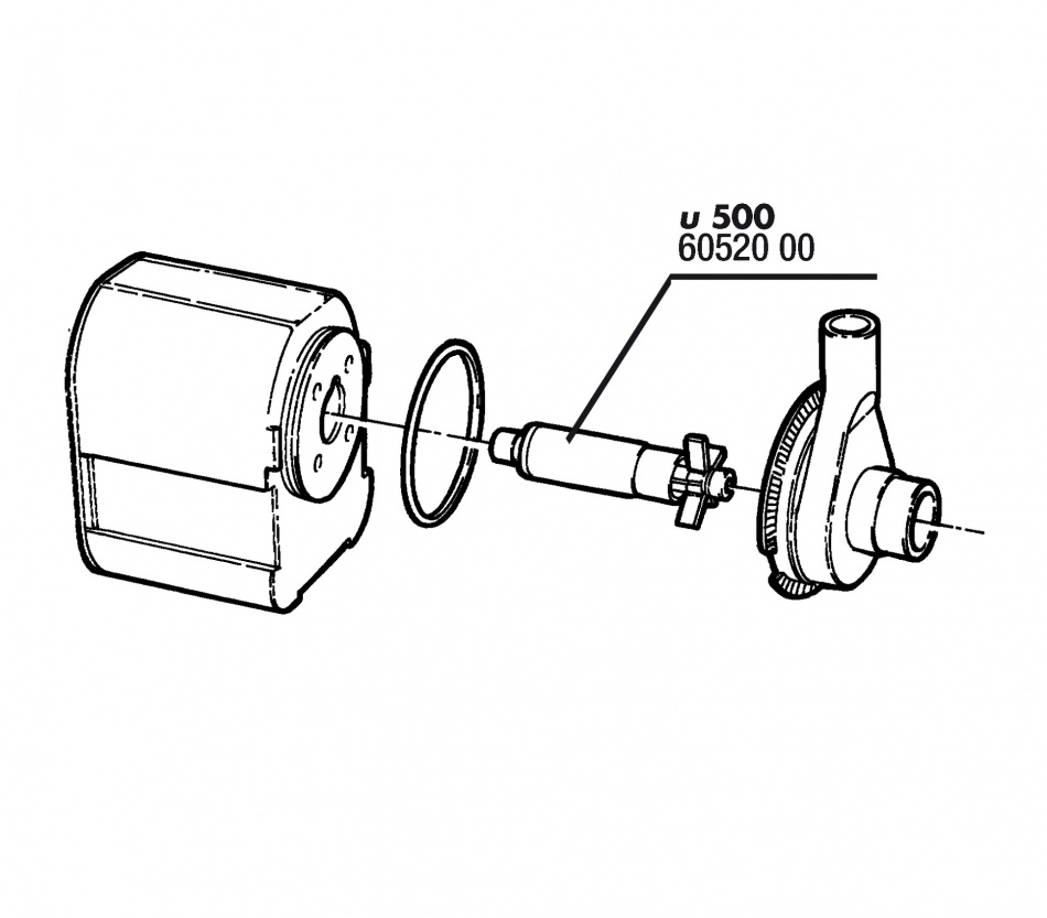 Rotor pompa JBL ProFlow u1000