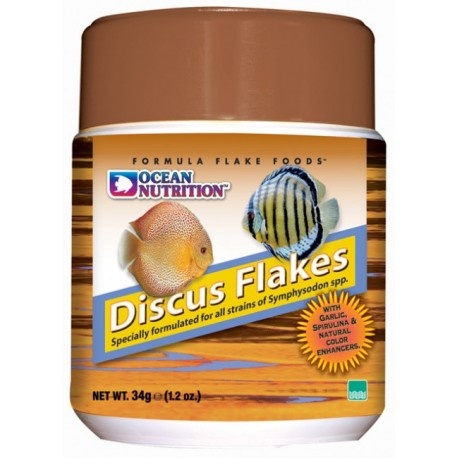 Hrana pesti acvariu Ocean Nutrition Discus Flakes 34 g